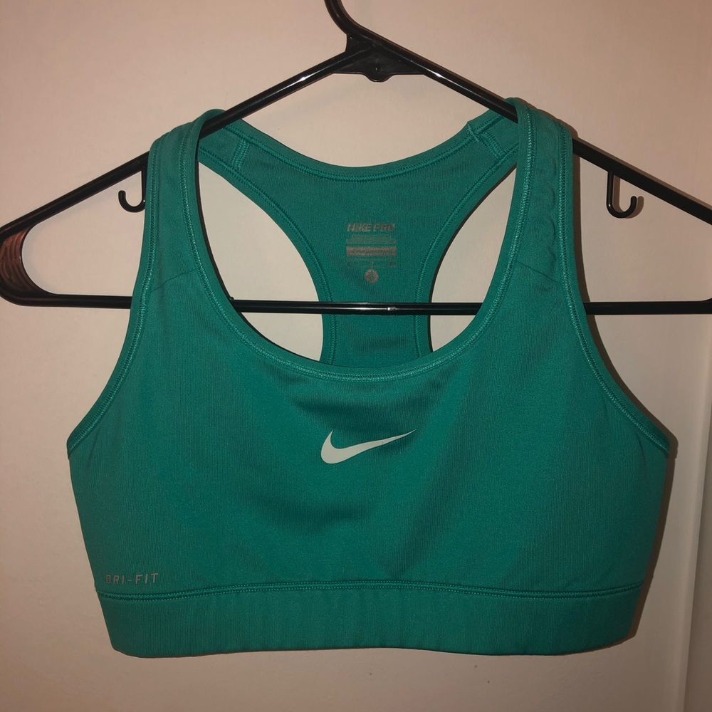 Green Nike Sports Bra